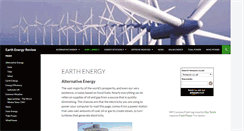 Desktop Screenshot of earthenergyreview.com