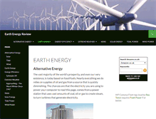 Tablet Screenshot of earthenergyreview.com