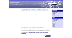 Desktop Screenshot of insulation.earthenergyreview.com